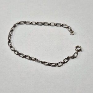 VTG 835 Silver Bracelet by Friedrich Binder Germany 7" Minimalist Chain Nordic
